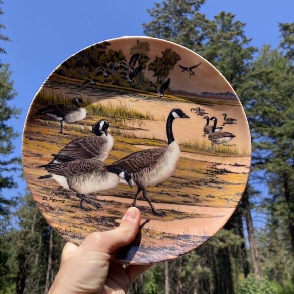 1987 'Winter Home' Limited Edition Collector's Plate by Donald Pentz #3079C - Picture 3 of 4